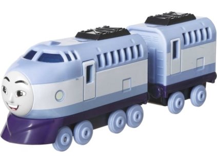 Tomáš a přátelé Tahací kovová mašinka s vagónem KENJI HDY66