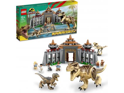 Návštěvnické centrum: útok T-rexe a raptora