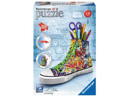 3D puzzle Kecka Graffiti 108 dielikov, Ravensburger