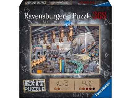 Ravensburger 16484 Exit Puzzle: V továrni na hračky 368 dielikov