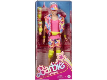 Barbie panenka Ken ve filmovém oblečku na kolečkových bruslích