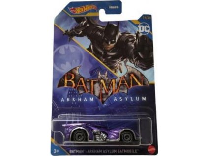 Hot Wheels autíčko Batman DC Arkham Asylum Batmobile