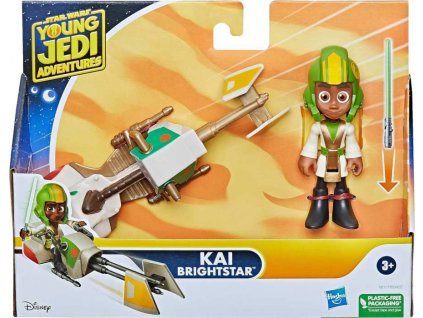 STAR WARS Dobrodružství mladých Jediů figurka a vozidlo KAI BRIGHTSTAR