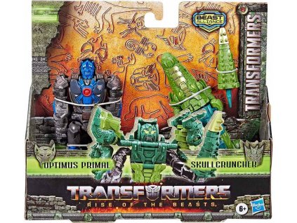 Transformers Movie 7 dvojbalení figurek OPTIMUS PRIMAL & SKULLCRUNCHER