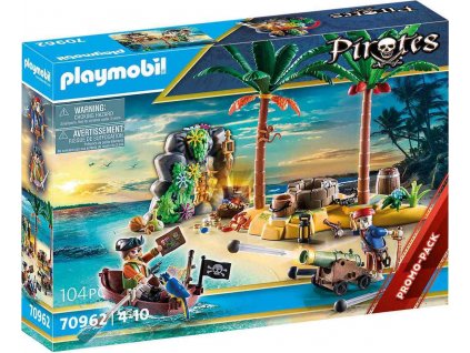 PLAYMOBIL® 70962 Pirátský ostrov pokladů s kostlivcem