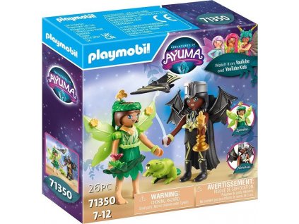 PLAYMOBIL® Ayuma 71350 Forest Fairy & Bat Fairy s tajemnými zvířaty