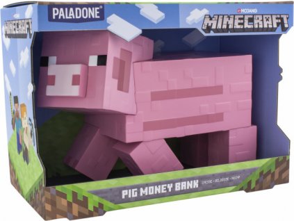 Minecraft kasička na peníze prasátko