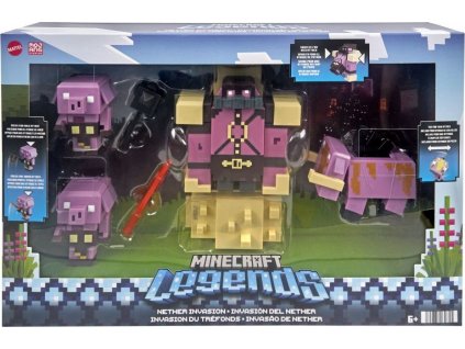 Minecraft Legends Nether Invasion sada figurek