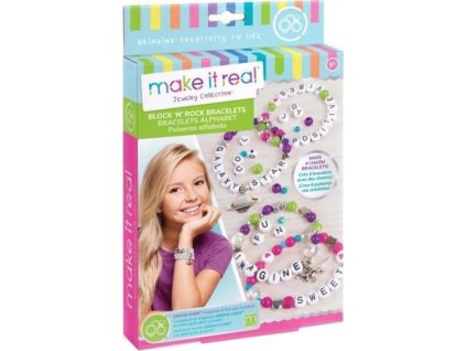 Make It Real Písmenkové náramky