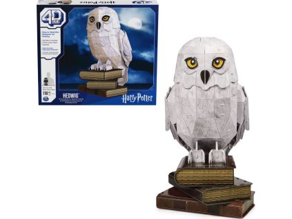 4D PUZZLE HARRY POTTER HEDVIKA NA STOJÁNKU 118 pcs