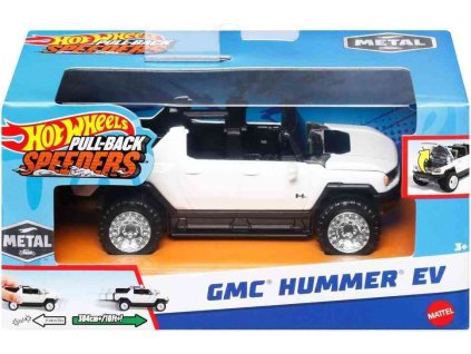Hot Wheels Pull-Back Speeders autíčko GMC Hummer EV