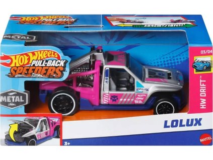 Hot Wheels Pull-Back Speeders autíčko Lolux