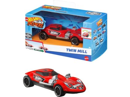 Hot Wheels Pull-Back Speeders autíčko Twin Mill