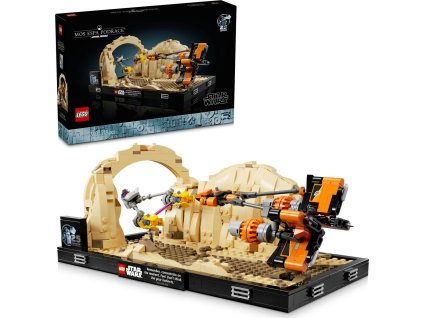 LEGO® Star Wars™ 75380 Závody kluzáků v Mos Espa – diorama