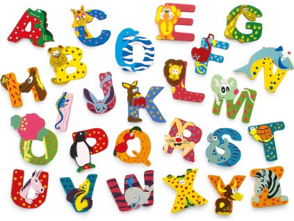 small foot Dřevěná abecedy 1ks - písmenko L