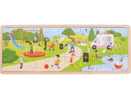 Bigjigs Toys Puzzle V parku