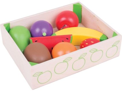 Bigjigs Toys Krabička s ovocem