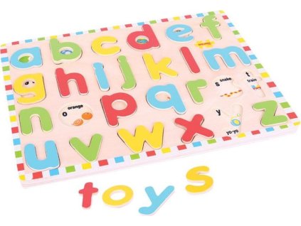Bigjigs Toys Anglická malá abeceda s obrázky