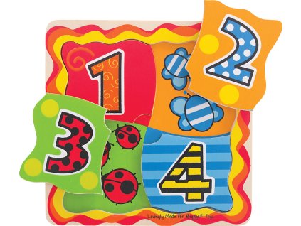 Bigjigs Toys Moje první počítací puzzle