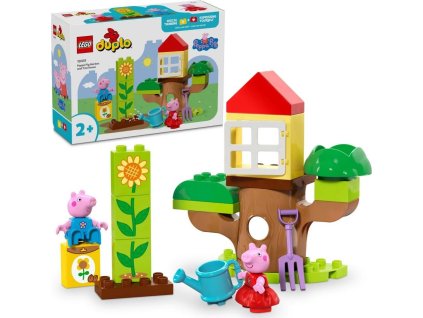LEGO® DUPLO® 10431 Prasátko Peppa – zahrada a dům na stromě