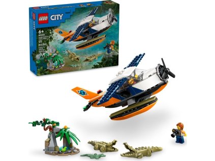 LEGO® City 60425 Hydroplán na průzkum džungle