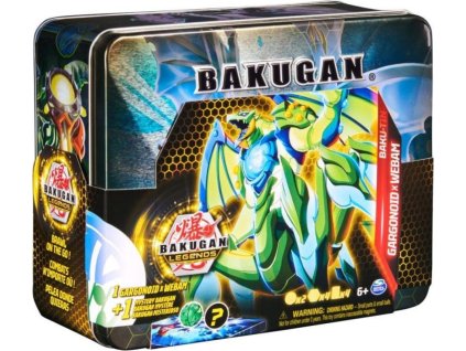 Plechový box s exkluzivním Bakuganem S5 GARGONOID x WEBAM