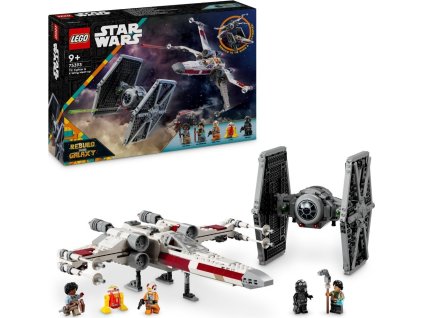 LEGO® Star Wars™ 75393 Stíhačka TIE a X-wing – kombinovaná stavebnice