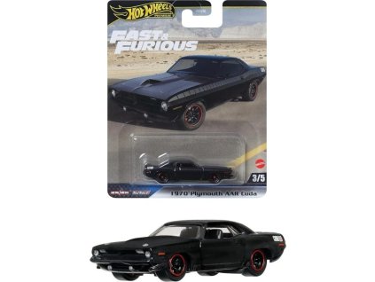 Hot Wheels Premium Rychle a zběsile 1970 PLYMOUTH AAR CUDA 3/5