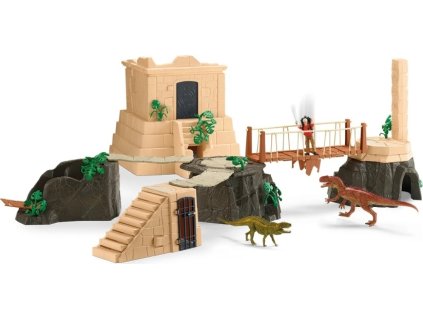 Schleich 42656 Mega sada Dobytí dinosauřího chrámu