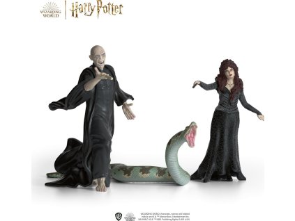 Schleich Harry Potter™ 42684 Lord Voldemort, Nagini a Bellatrix Lestrangeová