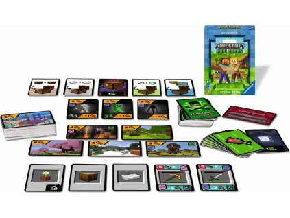 Ravensburger 22586 Minecraft Explorers karetní hra