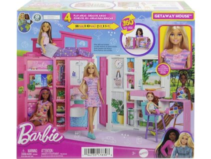 Barbie domek s panenkou