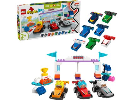 LEGO® DUPLO® 10445 Závodní auta a řidiči týmu F1®