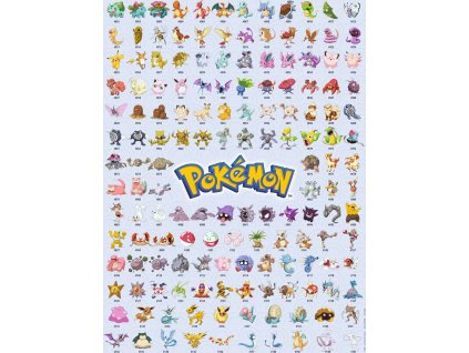 Prvních 151 Pokémonů 500 dílků