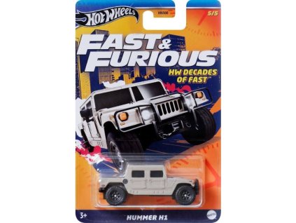 Hot Wheels Fast & Furious autíčko HW DECADES OF FAST Hummer H1