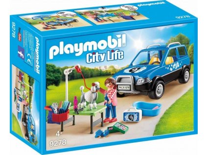 PLAYMOBIL 9278 Mobilný psí salón