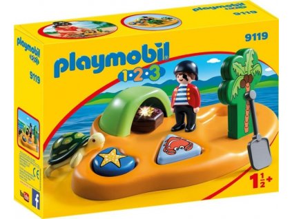 PLAYMOBIL 9119 Pirátsky ostrov (1.2.3)
