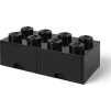 LEGO Úložný box 250x502x181 so šuplíkmi čierny