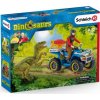 Schleich 41466 Útek pred velociraptorom na štvorkolke