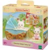 Sylvanian Families 5432 Dvojčatá čokoládových králikov v kočíku