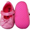 MiniFeet detské balerínky tmavo ružové