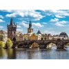 Puzzle Praha: Pohľad na Karlov most 1000d. Ravensburger