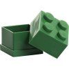 LEGO Mini box 45x45x42 tmavo zelený
