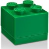 LEGO Mini box 45x45x42 tmavo zelený