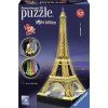 Ravensburger 3D puzzle svietiaca Eiffelova veža Nočná edícia 216 ks
