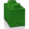 LEGO Úložný box 125x252x181 tmavo zelený