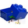 LEGO Úložný box 250x252x181 tmavomodrý