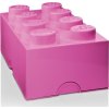 LEGO Storage box 8 ukladací box 8 Ružový