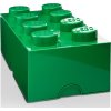 LEGO Storage box 8 ukladací box 8 Tmavo zelený