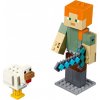 LEGO Minecraft 21149 Veľká figúrka: Alex s kuraťom